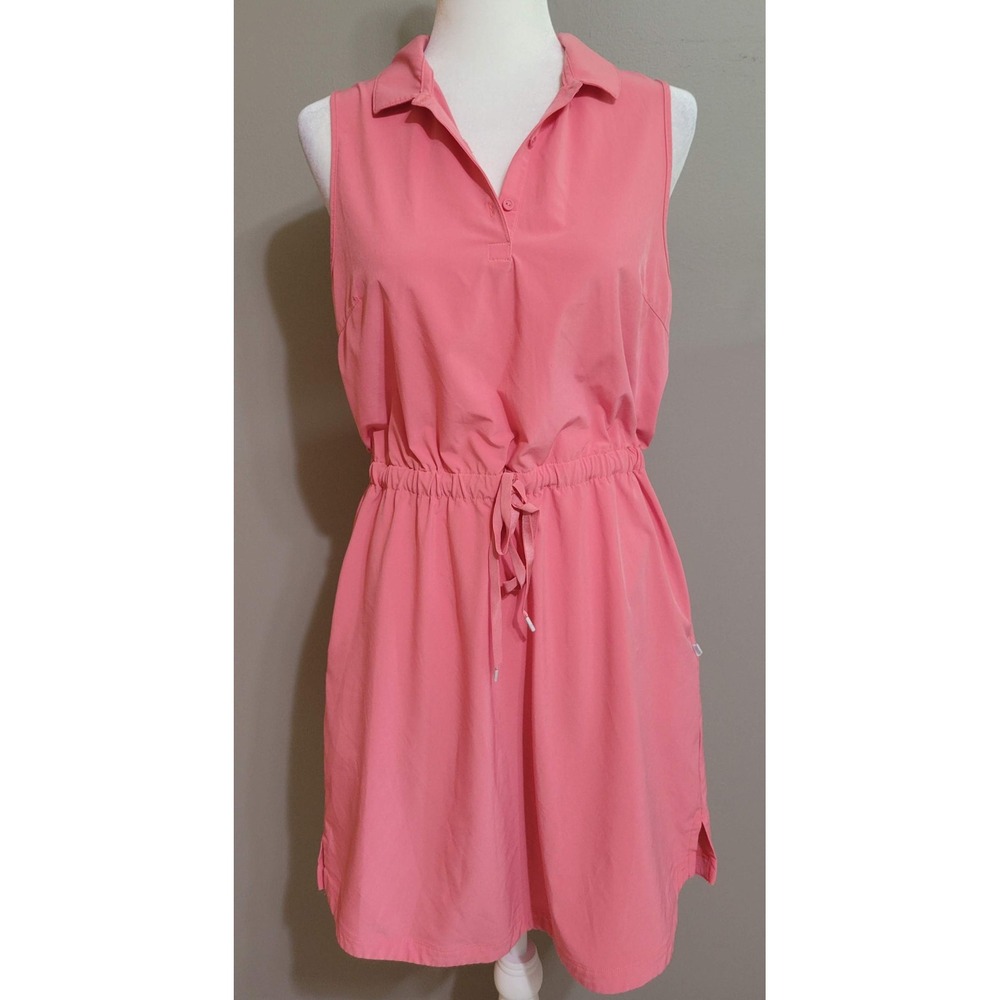 PUMA Pink Drawstring Waist Sample Dress